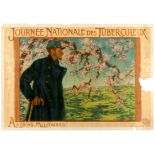 War Poster National Tuberculosis Day France WWI Veterans