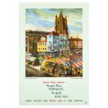 Advertising Poster Market Place Norwich Noel Spencer Post Office