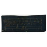 Advertising Poster Blueprint Mainframes Railway Locomotive