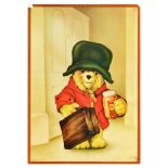Advertising Poster Paddington Bear Suitcase Marmalade