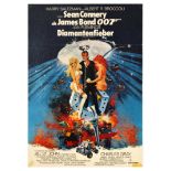 Cinema Poster James Bond Diamonds Are Forever German Release