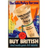 Advertising Poster Buy British EMB Empire Marketing