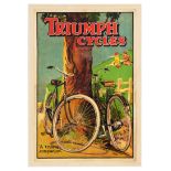 Advertising Poster Triumph Cycles Trusty Companion Bicycle Cycling