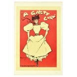 Advertising Poster Dudley Hardy Gaiety Girl Masters