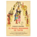 Advertising Poster Tintin Imaginary Museum Joan Miro Foundation