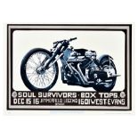 Advertising Poster Soul Survivors Box Tops Motorcycle