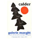 Advertising Poster Calder Galerie Maeght Art Exhibition