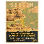 Propaganda Poster Take Care Sorgen Sunshine Doval Motivation Parker Holladay