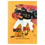 Sport Poster Atlanta Falcons NFL American Football Collectors Series