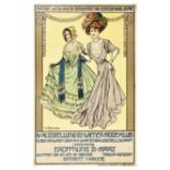 Advertising Poster Vienna Fashion Club Elegant Style Clothing