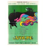 Movie Poster DH Lawrence The Fox La Volpe Psychedelic