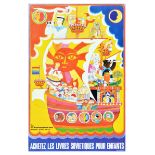 Advertising Poster Soviet Children Book Fairytale Enfants Bright Colourful