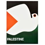 Propaganda Poster Palestine Homeland Denied Dove Peace