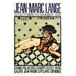 Advertising Poster Jean Marc Lange Art Exhibition