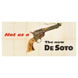 Advertising Poster Hot As A Smoking Gun The New DeSoto Chrysler Car