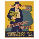 Propaganda Poster Excuses Ausreden Fritz Doval Motivation Parker Holladay
