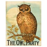 Advertising Poster The Owl Party Moon