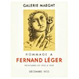 Advertising Poster Fernand Leger Paintings Art Cubism Exhibition