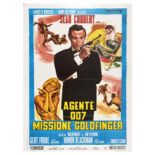 Movie Poster James Bond Goldfinger Italy 007 Secret Agent