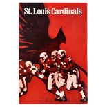 Sport Poster St Louis Cardinals NFL American Football Collectors Series