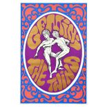 Advertising Poster Gemini Twins Glass Psychedelic Motorcycle Astrology