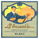 Advertising Poster Berets La Encartada Bilbao Art Deco Driver