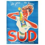 Advertising Poster Sud Soda Carbonated Drink