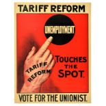 Propaganda Poster Tariff Reform Unemployment Union