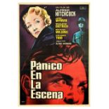 Movie Poster Hitchcock Dietrich WIlding Wyman Panico En La Escena Stage Fright