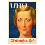 Advertising Poster Uhu Magazine Christmas Booklet