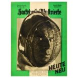 Advertising Poster Set Hackebeils Illustrierte Zeitung Toddler King George Ruth Bodungen