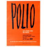 Propaganda Poster Polio Vaccination Disability UK