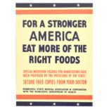 Propaganda Poster Stronger America Right Foods Minnesota