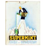 Advertising Poster Supermint Art Deco