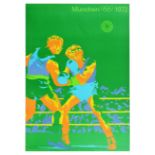 Sport Poster Munich Olympics 1972 Boxing Otto Otl Aicher