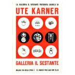 Advertising Poster Ute Karner Jewellery Exhibition Silverwork