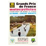 Sport Poster Grand Prix De France Le Mans Bugatti Circuit 1969