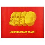 Cinema Poster Le Bonheur Dans 20Ans Czechoslovakia Communism Happy Years Knobler Documentary
