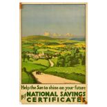 Propaganda Poster National Savings Certificates Sun Shine