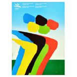Sport Poster Olympics Barcelona 1992 Athlete Running