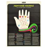 Advertising Poster Prontuario Augurale Handbook Palm Reading Koh-i-Noor