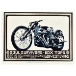 Advertising Poster Soul Survivor Box Tops Jimmerfield Legend Denver Motorcycle