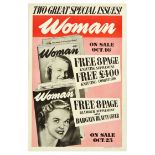 Advertising Poster Woman Special Issue Magazine