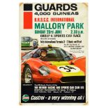 Sport Poster Guards Mallory Park British Racing Sports Car Club BRSCC