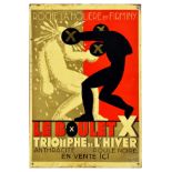 Sport Poster Le Boulet Art Deco Boxing Tin Sign
