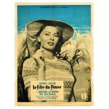 Movie Poster Sophia Loren The River Girl La Fille Du Fleuve