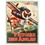 Movie Poster Victoire Des Aigles Attack Squadron WWII Toshiro Mifune