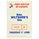 Propaganda Poster Wiltshire European Union Referendum