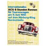 Sport Poster International ACS Race Nurburg Ring Mercedes Benz