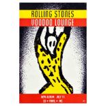 Advertising Poster Rolling Stones Voodoo Lounge Rock Music Album